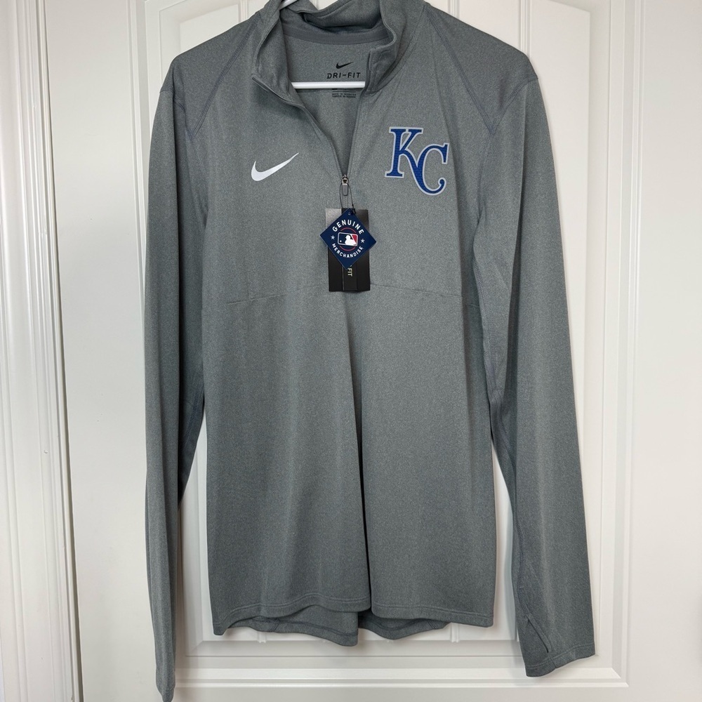 KC Nike Gray Long Sleeve Shirt - Picture 2 of 5